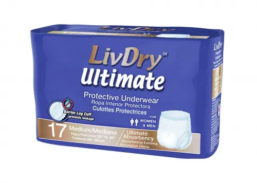 Livedo - LIV068UL bag - LivDry Ultimate Absorbency Protective Underwear M (34 - 46)