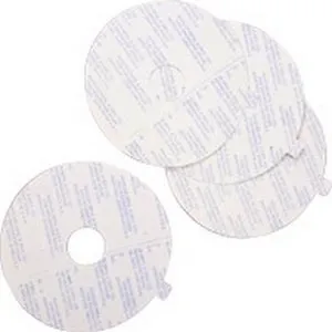 Marlen - From: 107I To: 107Q - Double Faced Adhesive Tape Disc 1 5/8", Stoma Opening 3 7/8" OD, Precut