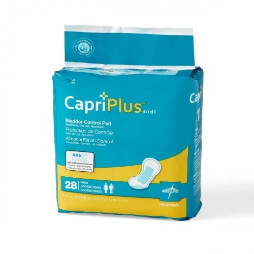 Medline - BCPE02Z - Capri Plus Bladder Control Pads
