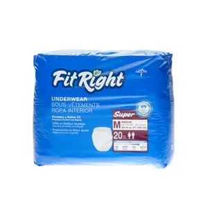 Medline - FIT33005 - FitRight Super Protective Underwear
