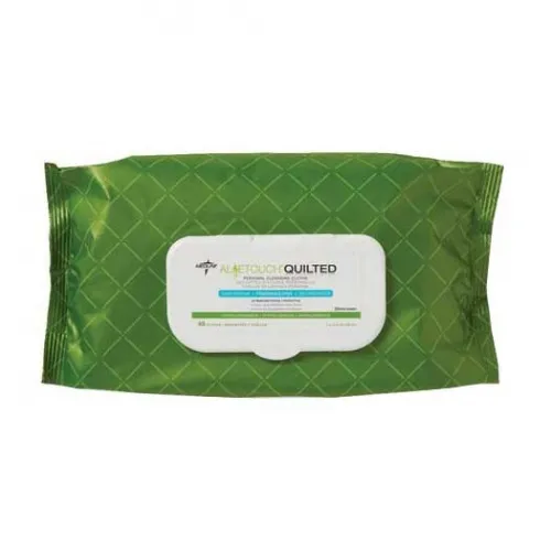 Aloetouch - Medline - MSC263625 - Quilted Personal Cleansing Wipes, Case