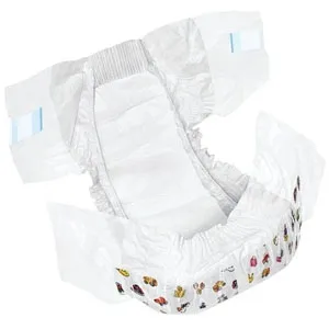 Medline From: MSC266042 To: MSC266046 - DryTime Clothlike Baby Diapers 