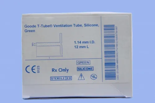 Medtronic                       - 1016010 - Medtronic Goode T-Tube Ventilation Tube: Ventilation Tube Silicone Green 1.14mm I.D. - 12mm Bx/5