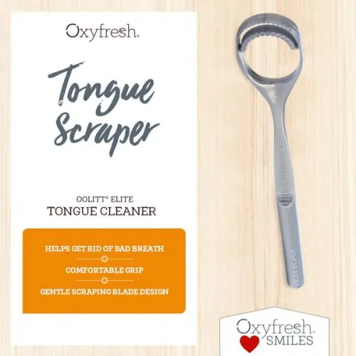 Oxyfresh - 182CS-OXF - Oolitt Elite Tongue Scraper