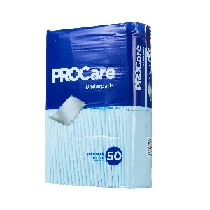 First Quality - ProCare - CRF-150 - Disposable Underpad ProCare 21 X 34 Inch Fluff Light Absorbency