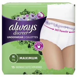 Procter & Gamble - From: 3700088630 To: 3700090437 - Always Discreet Pads, Bladder Leaks, Maximum