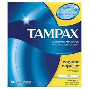 Procter & Gamble - From: 7301020831 To: 7301028012 - Tampax Tampons, Regular, 20/bx, 24bx/cs