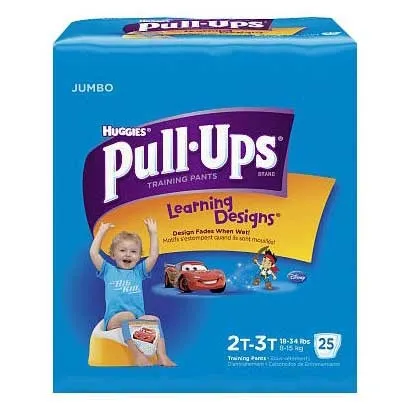 Kimberly Clark - 45138 - Pull-Ups Learning Designs Training Pants 2t-3t Boy Jumbo Pack.