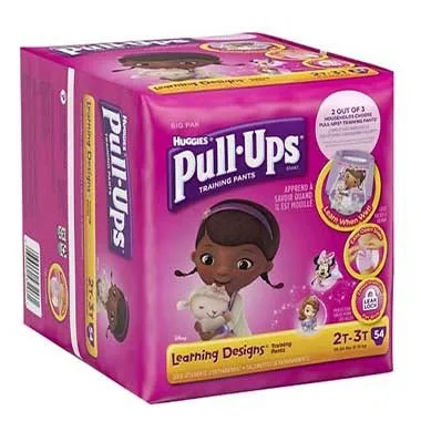 Kimberly Clark - 45147 - Pull-Ups Learning Designs Training Pants 2t-3t Girl Big Pack