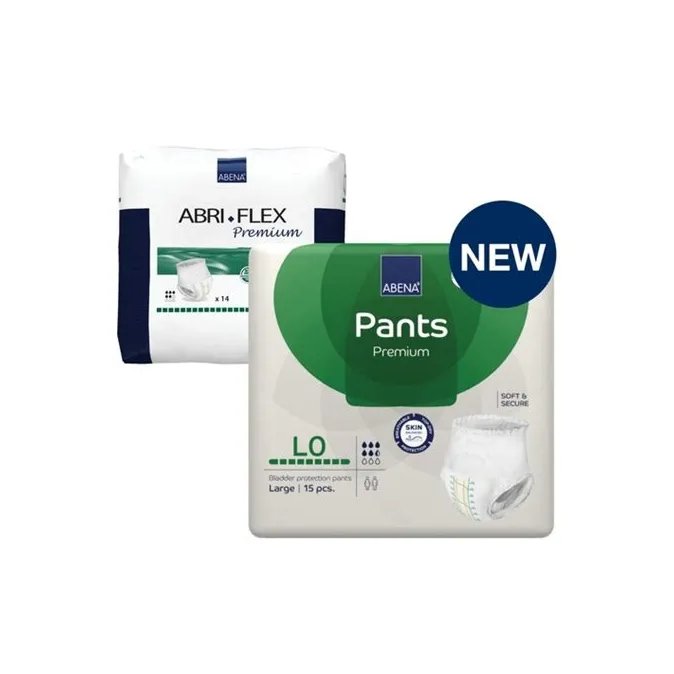 Abena - 1000021321 - Pants, Premium Adult Protective Underwear, Absorbency Level 0, Large, 39" 55" REPLACES: RB16665
