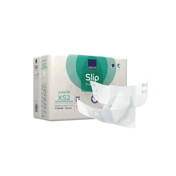 Abena - 1000021279 - Slip Premium Junior Brief, X Small, 16" 24", XS2 Absorbency Level 2 REPLACES: RB43050