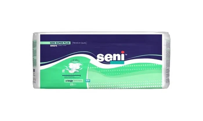 TZMO - Seni Super Plus - S-XL25-BP1 -  Unisex Adult Incontinence Brief  X Large Disposable Heavy Absorbency