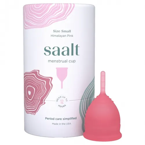 Saalt - SCOOO1 - Saalt Menstrual Cup, Small, Himalayan Pink