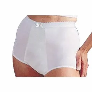Salk - PHNW006 - Health Dri Fancies Heavy Nylon Panty Size 6, White 26" - 28"