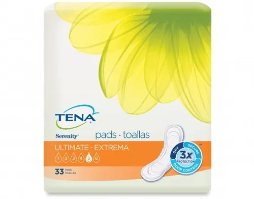 Essity Health & Medical Solutions - TENA Intimates Ultimate - 54305 - Essity  Bladder Control Pad  16 Inch Length Heavy Absorbency Dry Fast Core One Size Fits Most