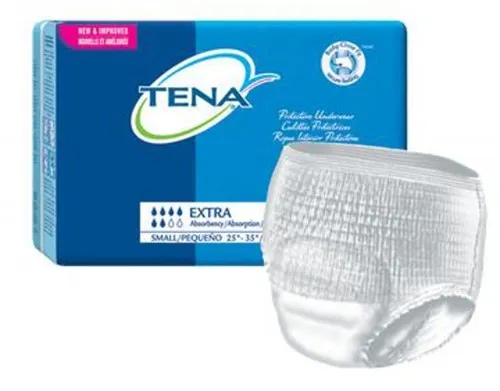Essity - TENA ProSkin Extra Protective - 72116 -   Unisex Adult Absorbent Underwear  Pull On with Tear Away Seams Small Disposable Moderate Absorbency