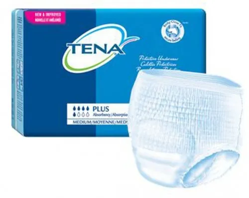 Sca Personal Care - 72242 - Adult Absorbent Underwear TENA&reg; Plus Pull On Medium Disposable Moderate Absorbency