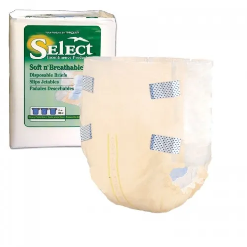 Select - 2627 - 269 - Select Soft And Breathable Brief Medium Sanitizing Skin Wipe Individual Packet BZK (Benzal