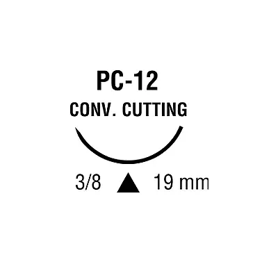 Cardinal Covidien - From: SP1606 To: SP1697 - Medtronic / Covidien Suture, Conventional Cutting, Needle PC 11, 3/8 Circle