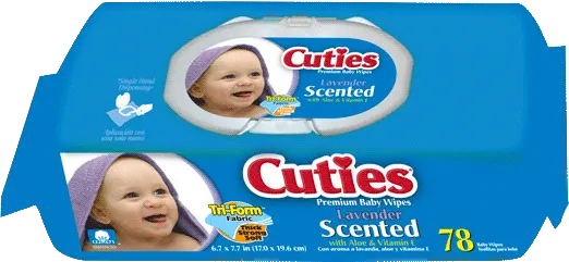 Cuties - CR16413 - Cuties Baby Wipes Quilted Soft Pack