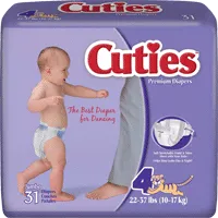 Cuties From: CR3001 To: Prevail Cuties Baby Diapers 16 - 28 Lbs.