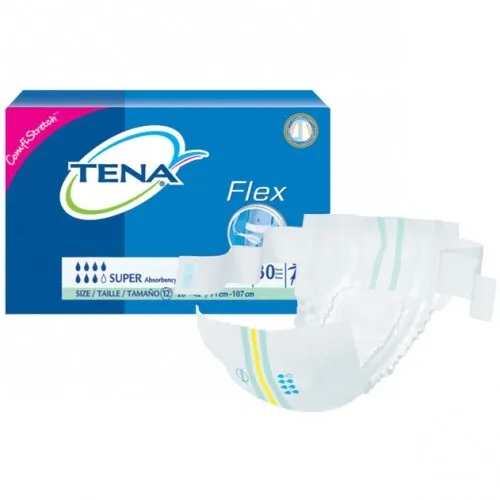 Essity - TENA ProSkin Flex Super - 67805 - Unisex Adult Incontinence Belted Undergarment TENA ProSkin Flex Super Size 12 Disposable Heavy Absorbency