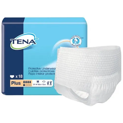 Essity - From: 72332 To: 72338  TENA ProSkin Extra ProtectiveUnisex Adult Absorbent Underwear TENA ProSkin Extra Protective Pull On with Tear Away Seams Large Disposable Moderate Absorbency