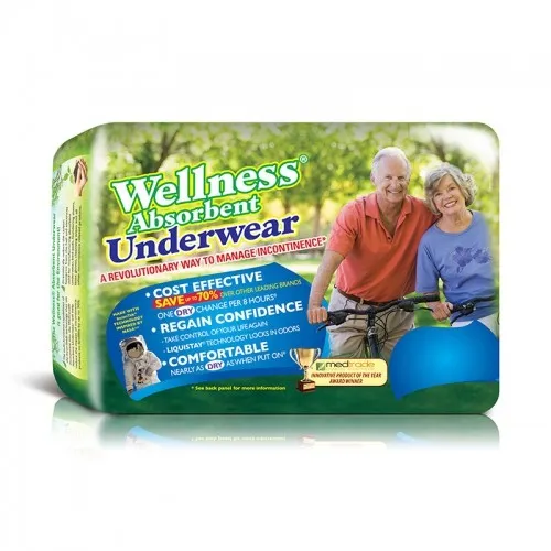 Unique Wellness - 6277 - Wellness Absorbent Underwear XX Large 60" 80"