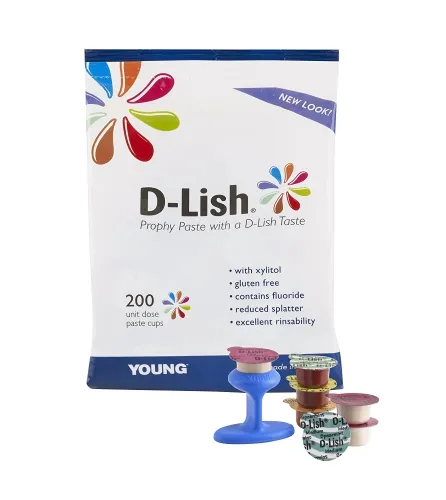 Young Dental - From: 310020 To: 311020 - Manufacturing Young&#153; D Lish, Happy Hour Mix, Coarse, Grit, Prophy Paste, 200/bg (USA Only)