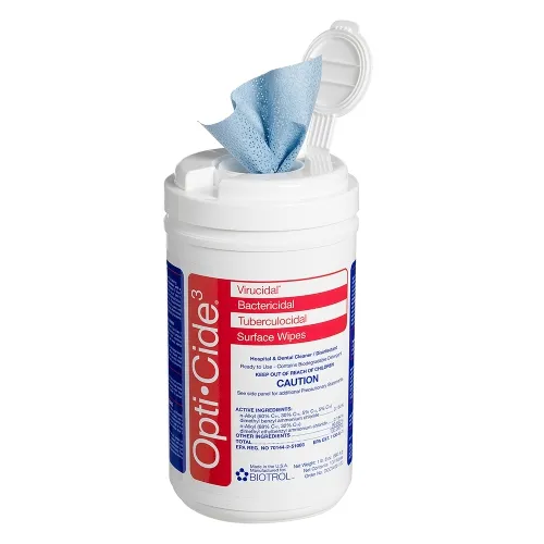 Young Dental - From: DOCP02-320 To: DOCW06-100 - Manufacturing Biotrol Opti Cide3 Wipes , 6/cs (80 cs/plt) (US Only)